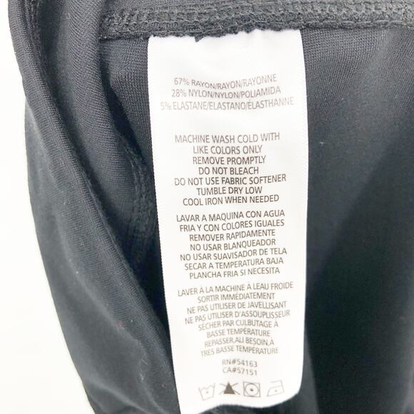 TOMMY HILFIGER SPORT Womens Athletic Leggings US XL Black High-Rise NWT - Picture 12 of 12